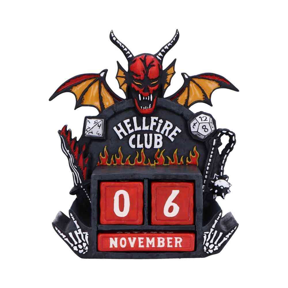 Nemesis Now Stranger Things - Hellfire Club Perpetual Calendar Beeld/figuur - Multicolours